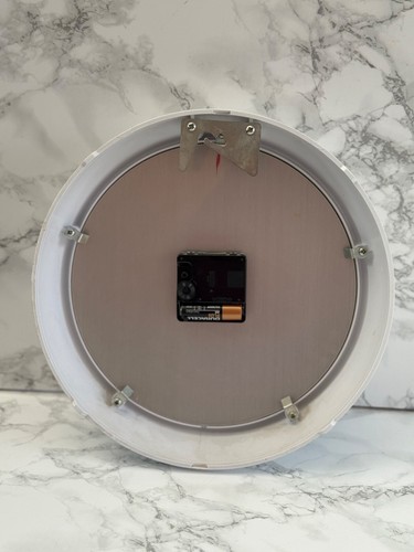 VINTAGE SMITHS QUARTZ CLASSIC WALL CLOCK GLASS PLASTIC KITCHEN SCHOOL OFFICE - Picture 8 of 12