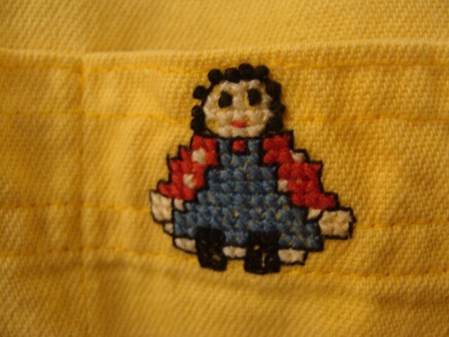Vintage Lands'End USA Women Shirt Bright Yellow Cotton Shirt Size Medium - Picture 5 of 22
