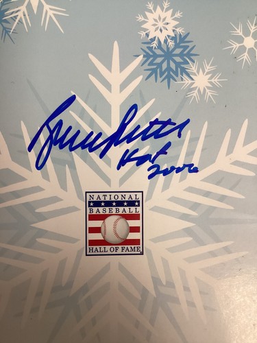 Bruce Sutter Signed 2006 Baseball Hall Of Fame Christmas Card Autograph PSA/DNA - Picture 2 of 4