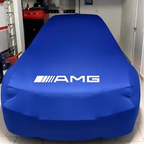 For Mercedes AMG Car Cover Blue Class Dust Proof Windproof  Combing Indoor Cover — 第 2/4 张图片