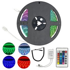 Flag Pole 12v x 5 metre Strip Light Remote Control Multi Function colour Caravan