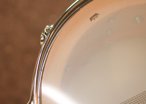 DW 5.5x14 Collectors Maple Solid Chrome Yellow Super Solid Snare Drum SO#1288930 - Picture 6 of 6