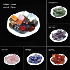 50g Natural Tumbled Raw Stone Crystal Geometry Cubes Mineral Reiki Specimen