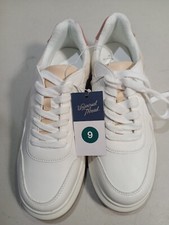 Universal Thread Women's Pink/White Flora Lace-Up Apparel Sneakers Size 9