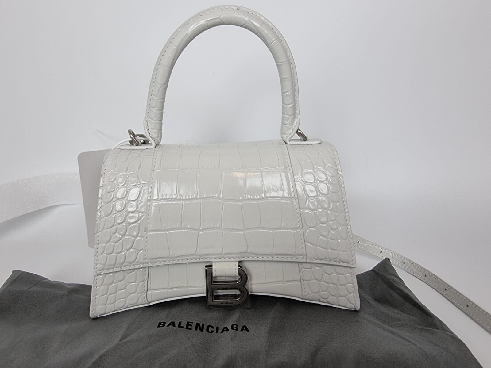 Balenciaga White Crossbody Bags