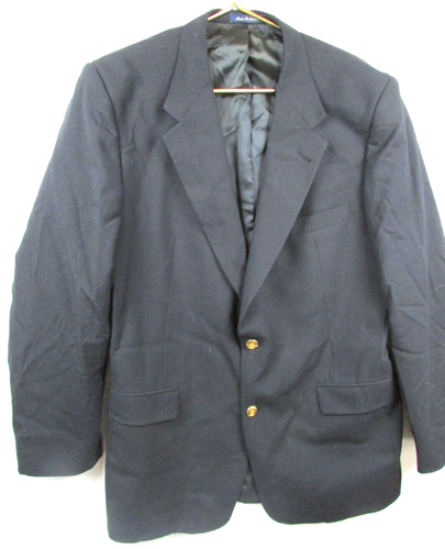 Austin Reed Black Wool Mens 2 Btn Jacket Sport Coat Blazer Size 43R - Picture 2 of 9