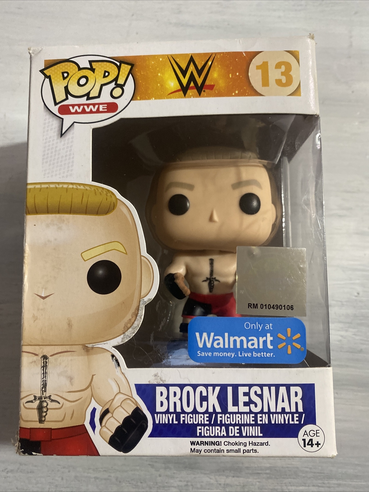 En Oferta 2015 New Funko Pop #13 Brock Lesnar Walmart Exclusive Box Wear