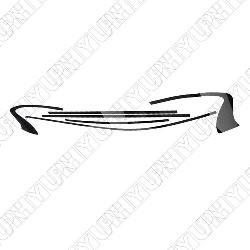 For Infiniti Q50S 14-23 Chrome Delete Blackout Overlay Window Trim Bright Black - 第 6/7 張圖片