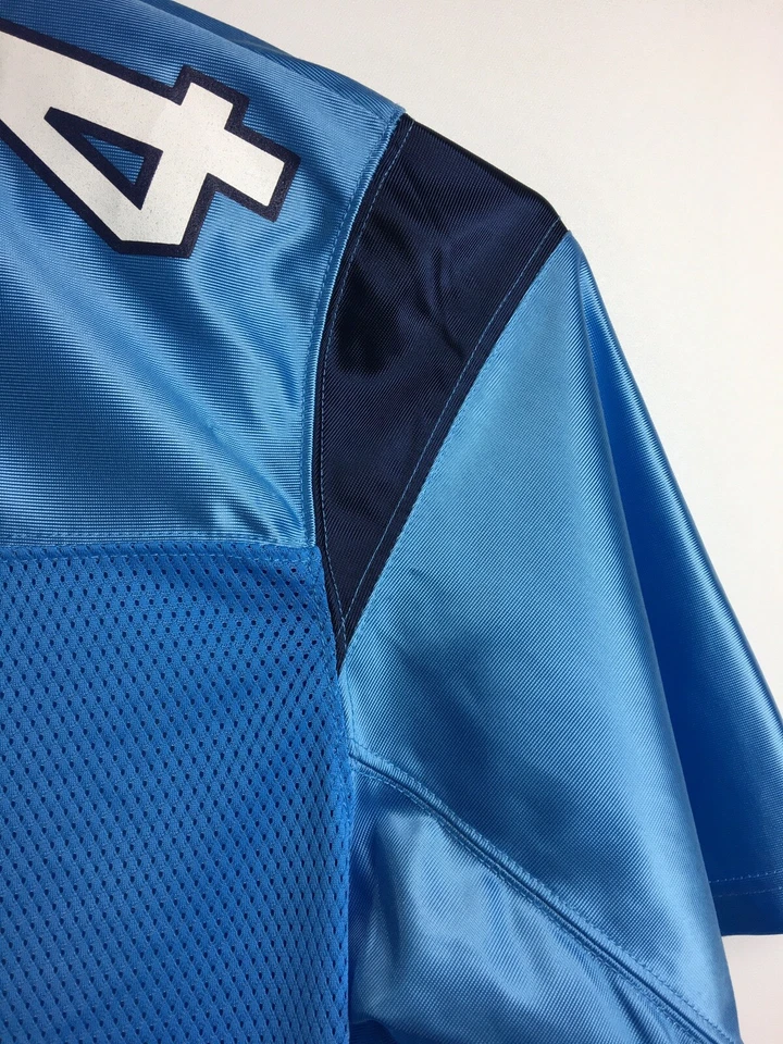 Camiseta de fútbol Starter 45 TarHeel azul para hombre Star 71 Jordan talla M 38-40 Foto 4 de 4