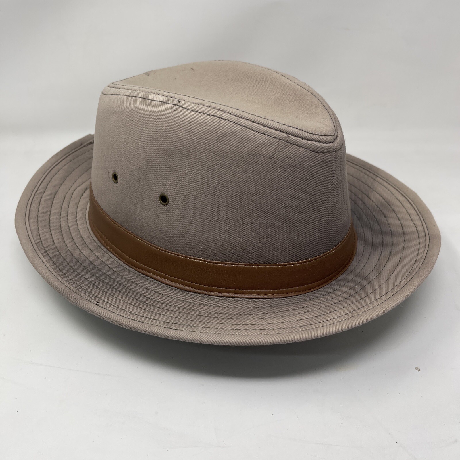 Dorfman Pacific Company Distressed Taupe Outback, All Seasons Hat, RN