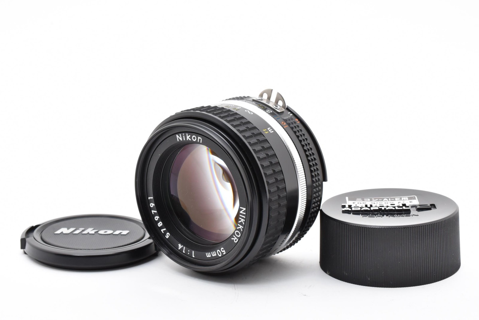 [Top MINT] Nikon NIKKOR 50mm f/1.4 AI-S AIS MF Prime Lens Fast Bokeh From JAPAN