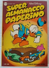 SUPER ALMANACCO PAPERINO N.12 seconda serie II a 2a mondadori 1981 donald duck