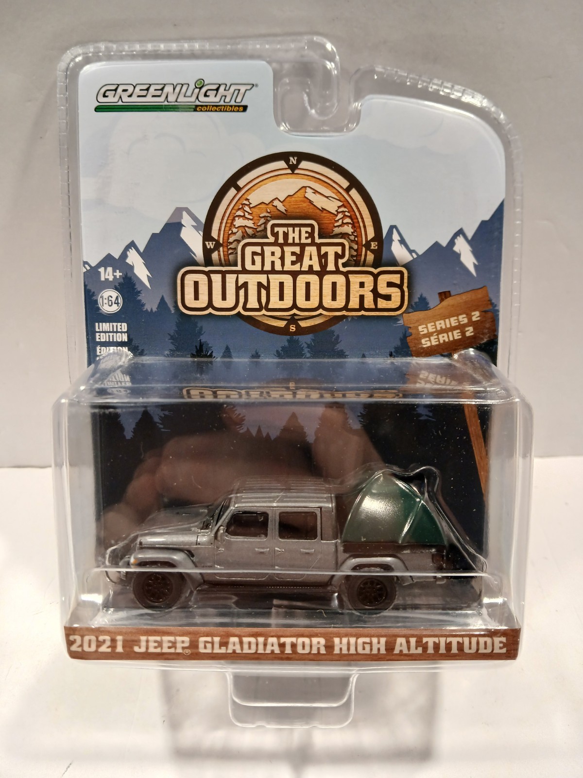 Greenlight Jeep Gladiator Pick-up 2021 The Great Outdoors 1:64 38030E