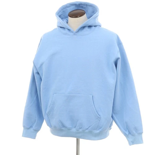 Sweat à capuche Supreme 2024FW appliqué satin pull à capuche bleu clair R60
