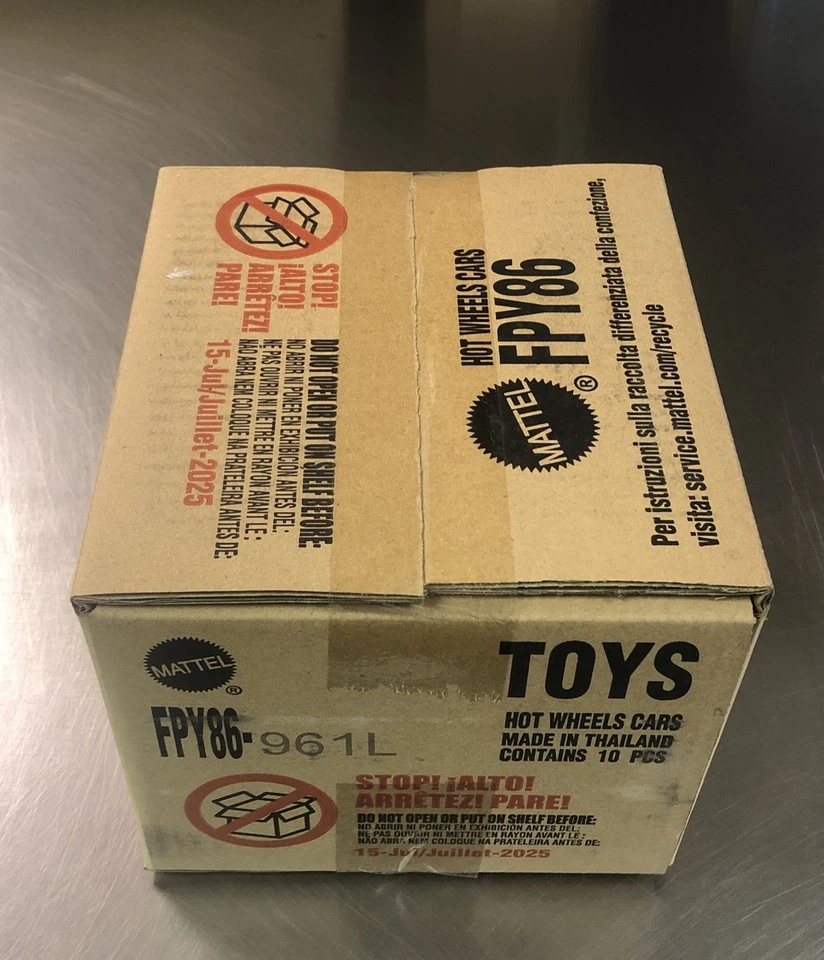HOT WHEELS 2025 EURO SPEED FACTORY SEALED CASE FPY86-961L CAR CULTURE 10 PIECES - Image 2 of 4