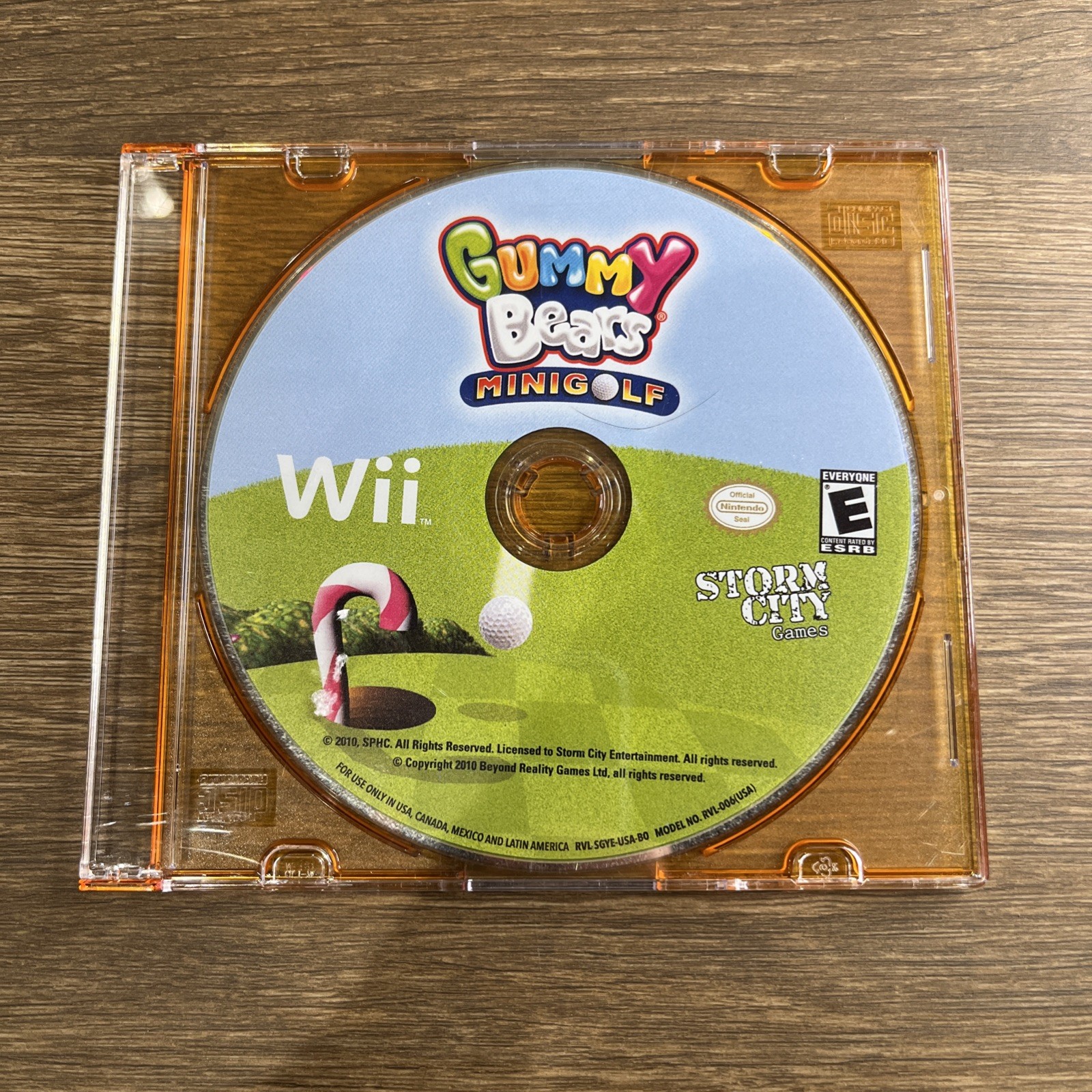 Gummy Bears Mini Golf Nintendo Wii Storm City Games - Tested - Fast Shipping!