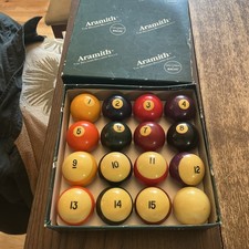 Aramith Standard Billiard Pool Ball Set 2 1/4" Belgian