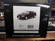 1/18 Honda CR-X CRX Black Otto Kyosho Exclusive Collection OTM671 Ottomobile