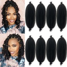 16 Inch Marley Twist Braiding Hair 8 packs Pre-Separated Springy Afro Twist H...