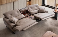 Relax Sofa Multimedia Couch Entertainment Ledersofa Heimkino Verstellbar