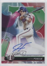 2020 Bowman's Best of Green Refractor 94/99 Justin Foscue #B20-JF Auto 0gg