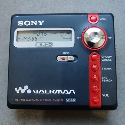 2002 Sony MZ-N707 Net MD Walkman Portable MiniDisc Player Type R