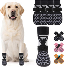 Dog Socks Shoes for Hot Pavement, Breathable  Warm Winter Dog Booties to Preven