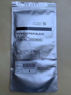 Developer/Entwickler Schwarz D0239640 für Ricoh Kopierer/Drucker