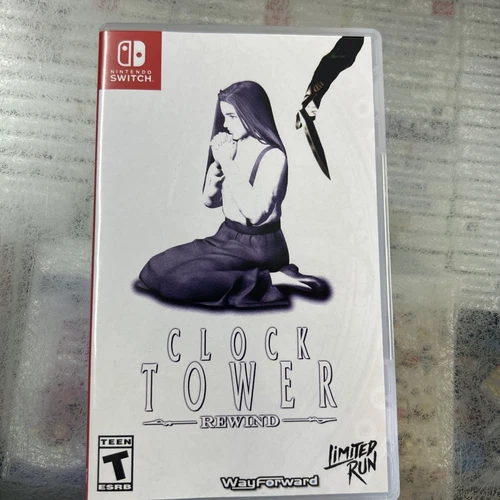 CLOCK TOWER: REWIND Nintendo Switch cover english US release, RARE!