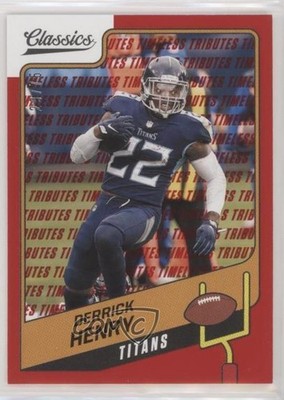 2021 Panini Classics Timeless Tributes Red /75 Derrick Henry #5 o7m