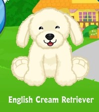 Webkinz Classic English Cream Retriever - hm859 - Virtual Adoption Code Only