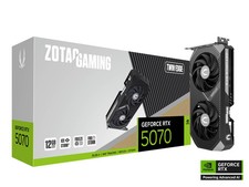 ZOTAC GAMING GeForce RTX 5070 Twin Edge 12GB GDDR7 Grafikkarte 3x DP, 1x HDMI
