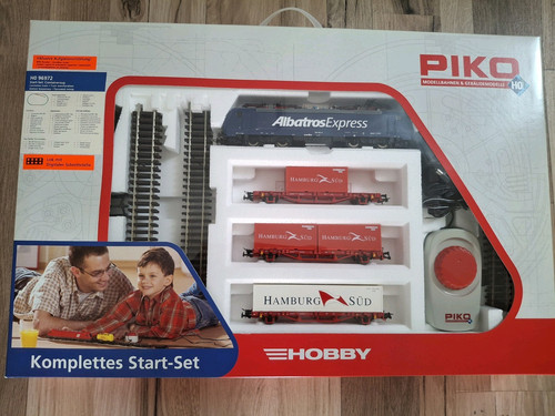 PIKO H0 96972 Starterset Containerzug mit BR 189 700-8 AlbatrosExpress DB | Zustand: Neu