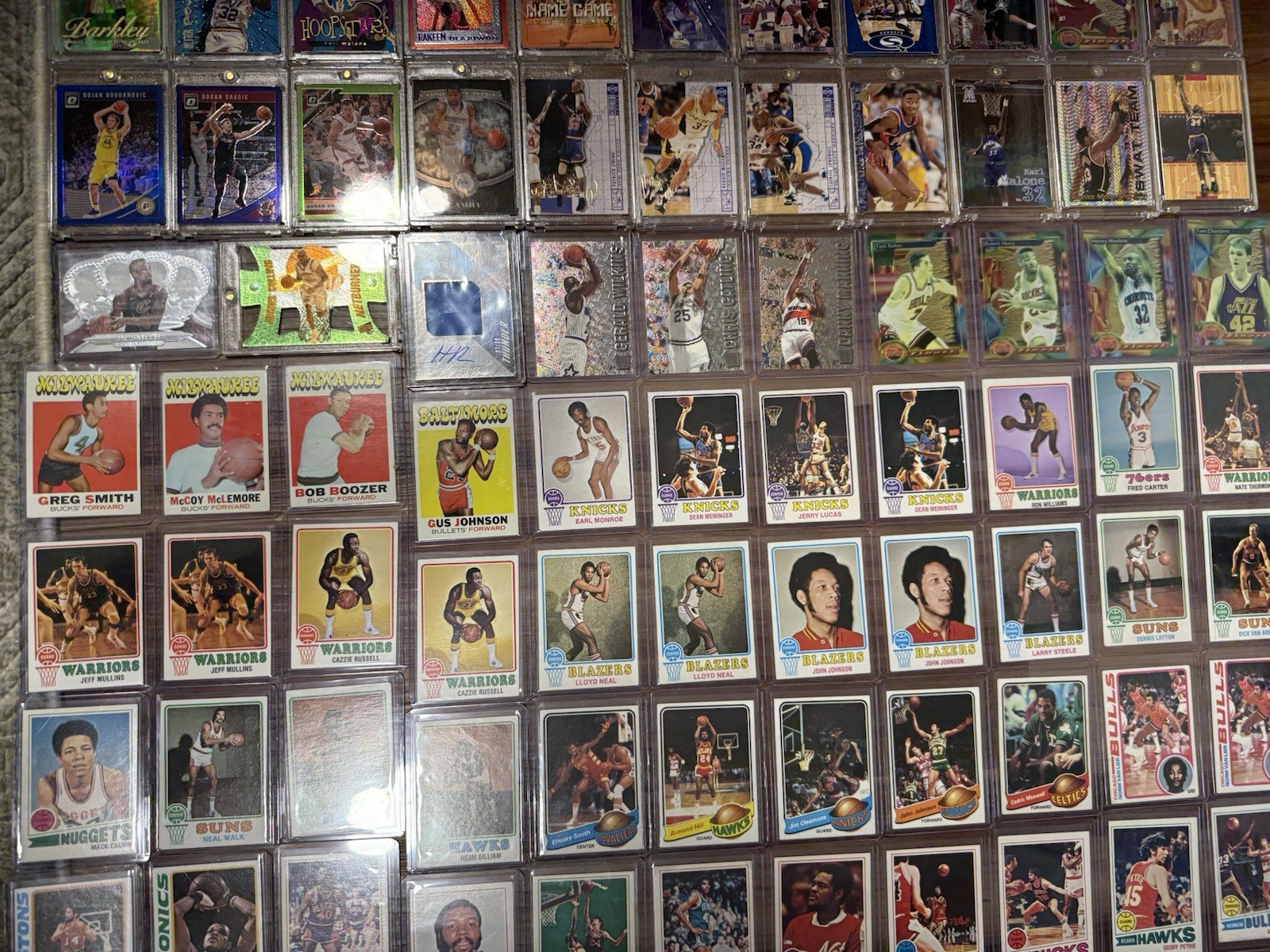 NBA COLLECTION 300+ Cards, 10 PSA 9/10, MJ Set, 70s Vintage, Rare 90s Inserts view 19