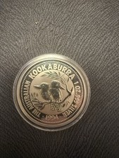 1994 Australian Perth Mint Kookaburra 1 oz Silver Coin .999 Fine with Capsule