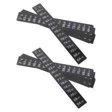 10 Pcs Aquarium Thermometer Self Adhesive Strip Water Stick Strips