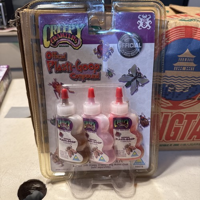 #ad Original CREEPY CRAWLERS Official Plasti Goop Compound 2000 Toymax Sealed NOS $59.00