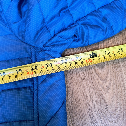 TIMBERLAND Insulated Mens Medium Light Puffer Jacket Blue Nylon - Picture 13 of 15
