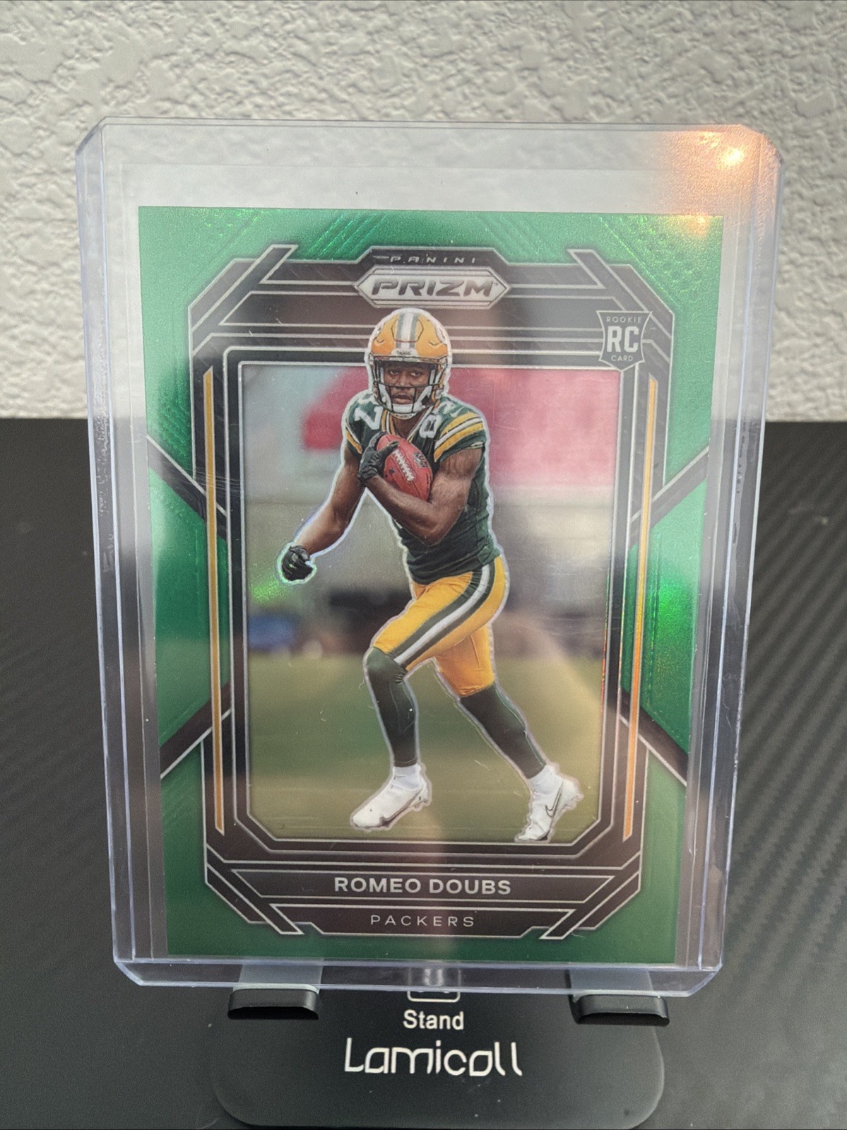 2022 Panini Prizm - Rookies Romeo Doubs #337 Green Prizm (RC)