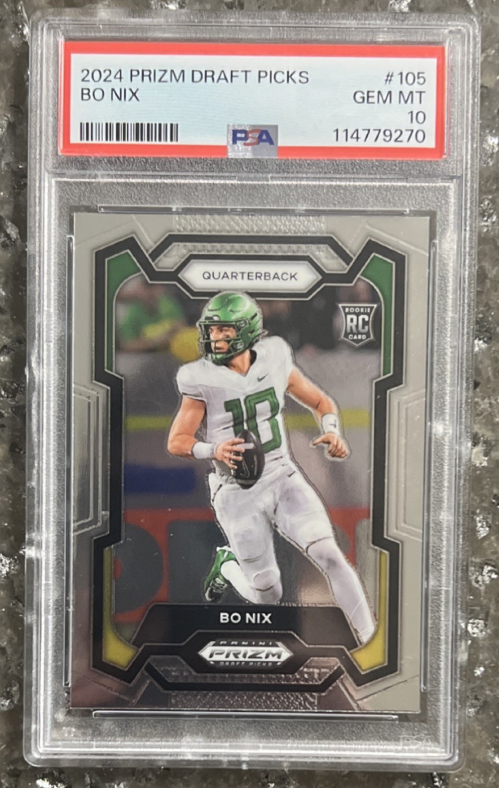 Bo Nix Panini Prizm Draft Picks #105 Base