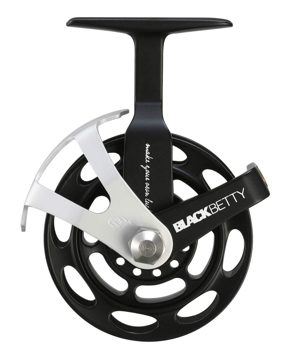 13 fishing black betty bb 6061 ice reel 13 Fishing Black Betty Free Fall Ghost Ice Reel