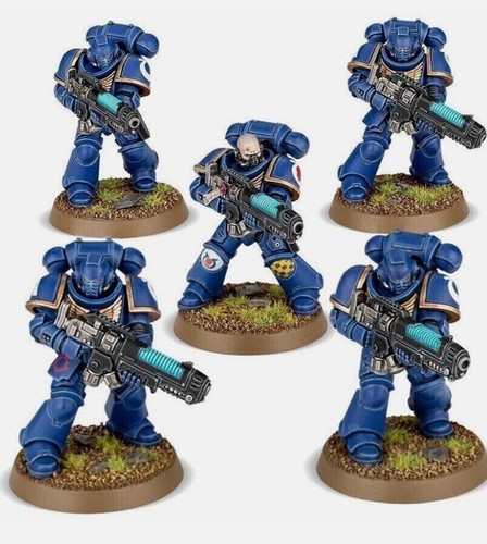 Space Marines Hellblasters x5 Brandneu auf dem Anguss Warhammer 40000 - Bild 1 von 2