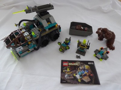 Lego Rock Raiders 4970 Crusler + 1274 + 4910 + Steinemonster