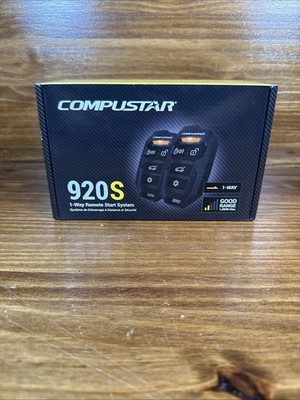Compustar CS920S 4-Button 1 Way Remote Start System (up to 1000' Range) NEW Seal