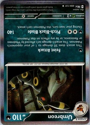 Umbreon Rare Holofoil Near Mint PRE 059/131