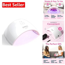 Professional Gel Nail Dryer with UV/LED Light - 60s Cure, Safe for Home Use
