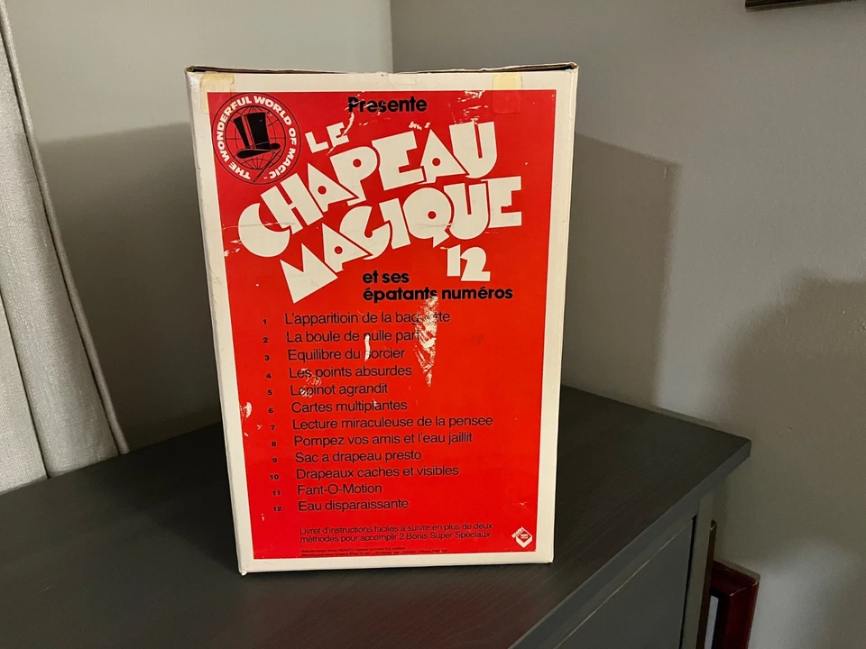 Vintage 1975 Remco The Magic Hat in Original Box 12 amazing feats of Magic - Image 3 of 4