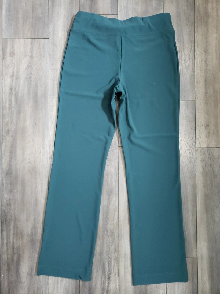 Брюки прямые женские Boston правильные зеленые без застежек средняя посадка - Изображение 3 из 4