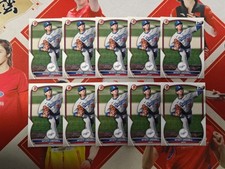 2023 Bowman Draft Baseball 1st Rookie Lot x 10 Cards Wyatt Crowell