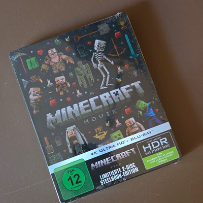 Minecraft Movie 4K UHD + Blu-ray Steelbook Limited Edition Typ-A